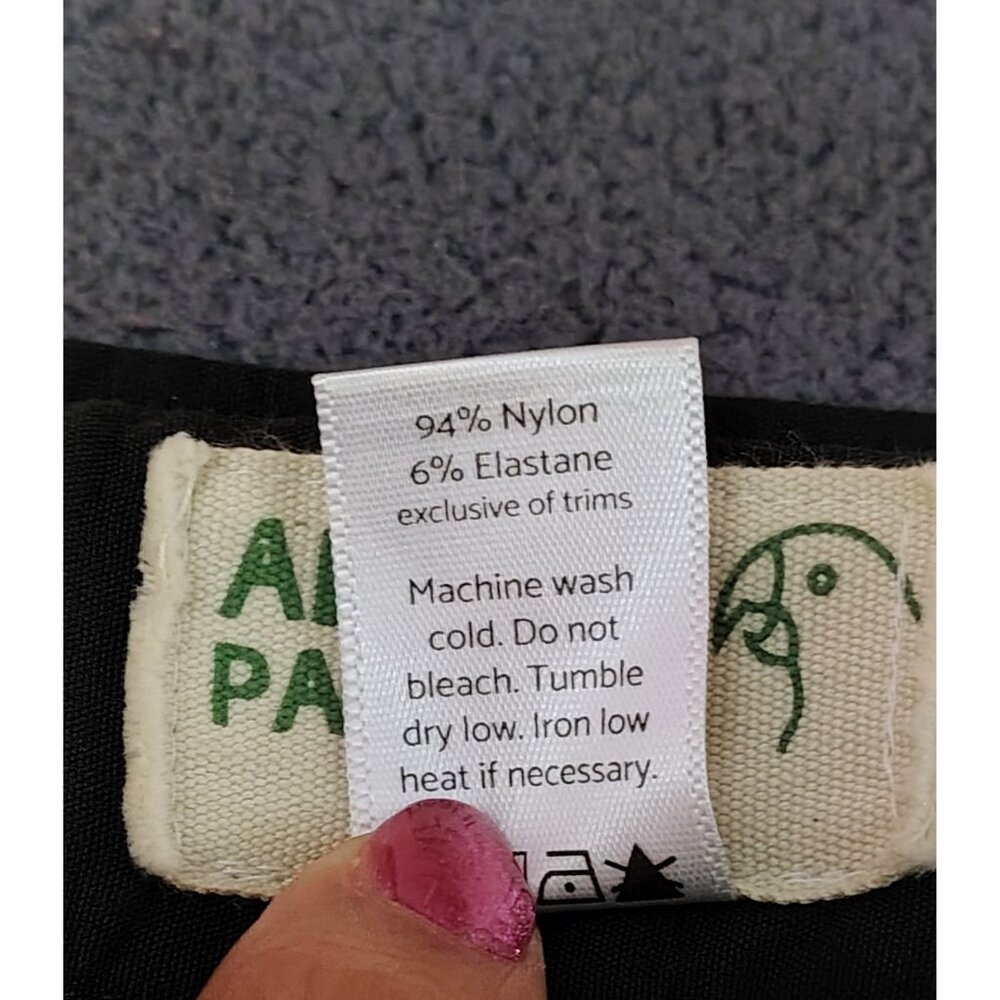 Alpine Parrot Women's Ponderosa Pants Sz (16) Dark Green Cargo Hiking Bootcut - Picture 8 of 8